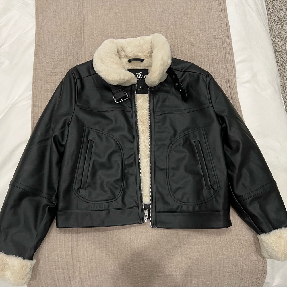 Hollister Leather Jacket
